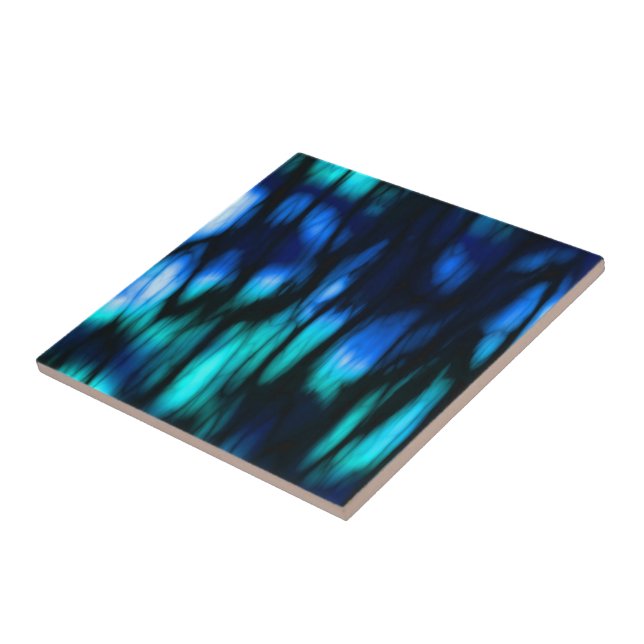 Carreau Bleu noir et vert (Côté)