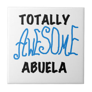 Carreau Bleu Totalement génial Cadeaux Abuela