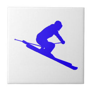 CARREAU BLEU VRAI DE SKI