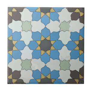 Carreau Bleus espagnols de tuile de style ancien