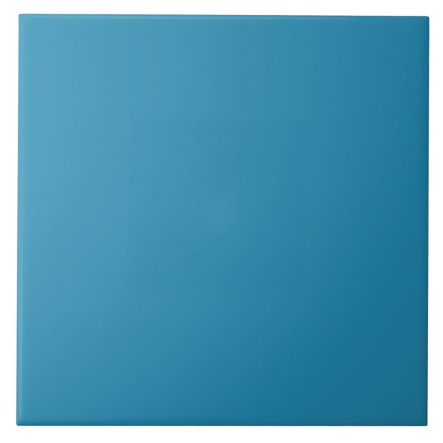 Carreau Bloc de couleur solide - Bleu (Devant)