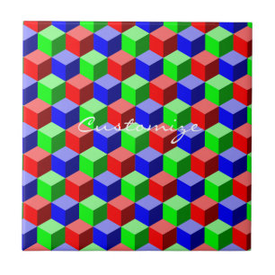 Carreau Blocs de construction colorés Thunder_Cove 3D