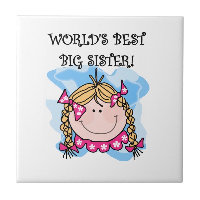Carreau Blond World's Best Big Sister Gifts (Devant)