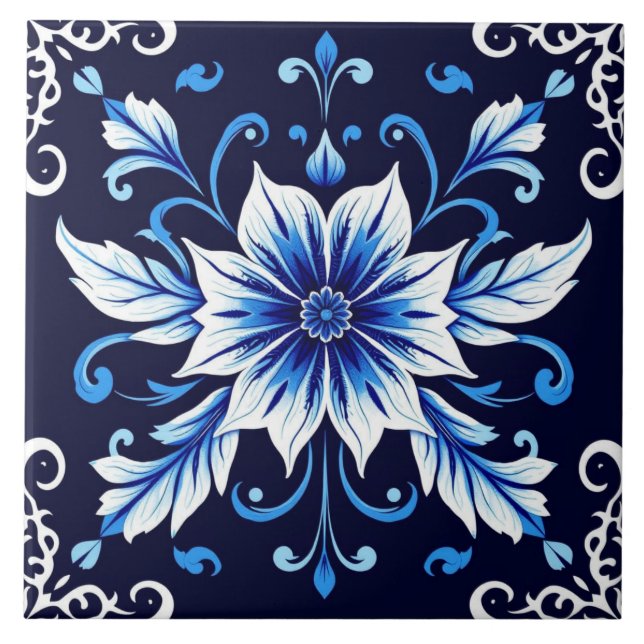 carreau bloom minuit (Devant)