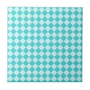 Carreau Blue Combination Diamond Motif par Shirley Taylor