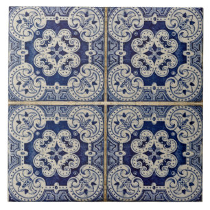 Carreau Blue Modern Floral Portugais azulejos Carrelage