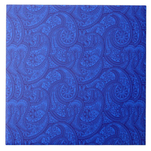 Carreau Blue Paisley