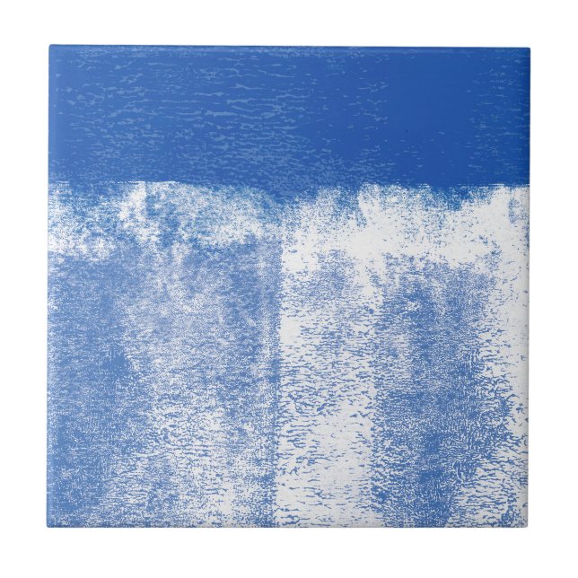 Carreau Blue rolled paint (Devant)