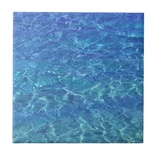 Carreau Blue Water Beach Ocean Sea Pool Decor Cadeau