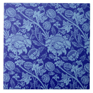 Carreau Blue Wey par William Morris