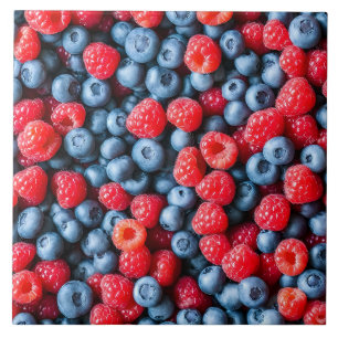 Carreau Blueberries and Raspberries