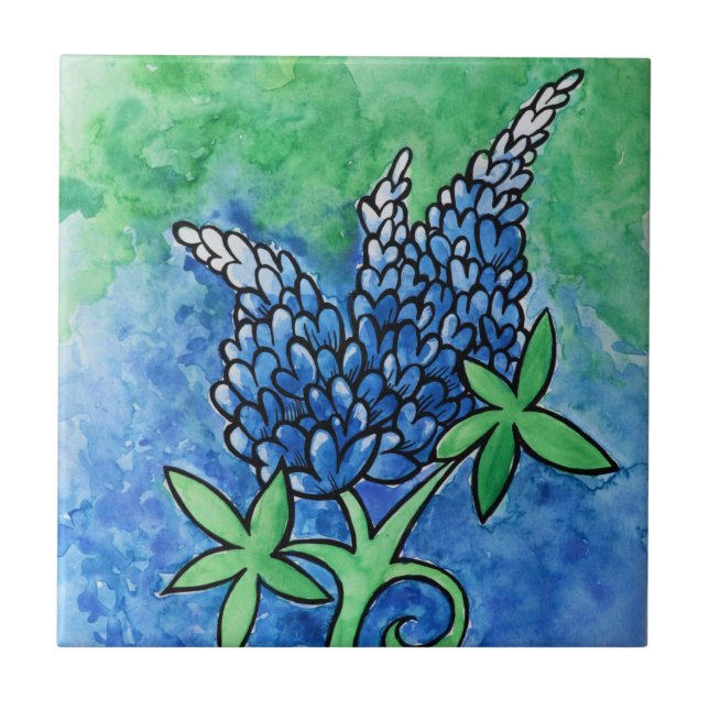 Carreau Bluebonnets du Texas (Devant)