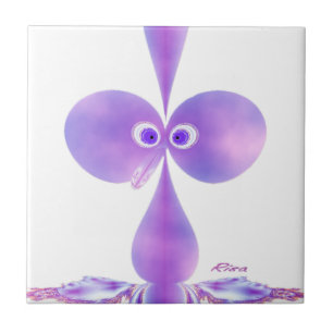 Carreau Bo-oby Bird Purple