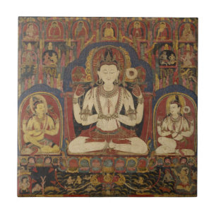 Carreau Bodhisattva tibétain