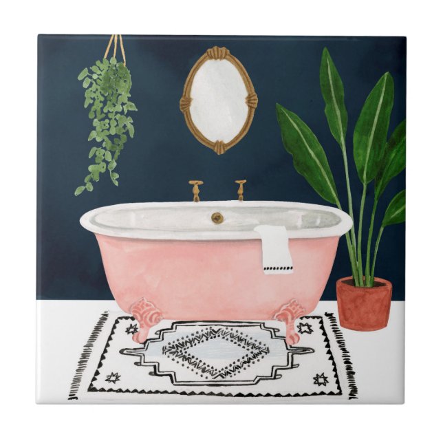 Carreau Boho Bath II (Devant)