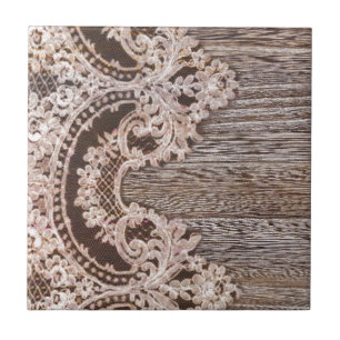 Carreau boho chic Rustique Western Country Grange dentelle