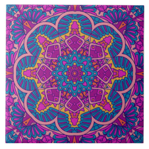 Carreau Boho Festive Mandala