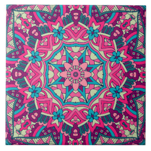 Carreau Boho Festive Mandala