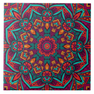 Carreau Boho Festive Mandala