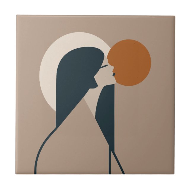 Carreau Boho Woman Sun (Devant)
