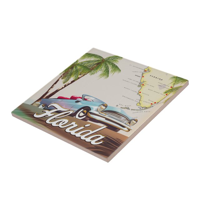 Carreau Boîte cadeau Floride (Côté)