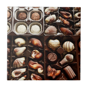 Carreau Boîte de bonbons au chocolat