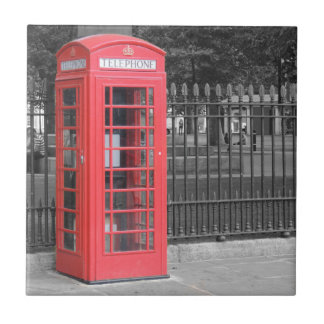 Carreau Boîte de Phonebox Rouge Londres