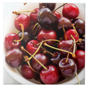 Carreau bol de cerises