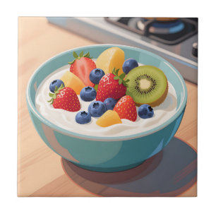 Carreau Bol de yaourt aux fruits frais