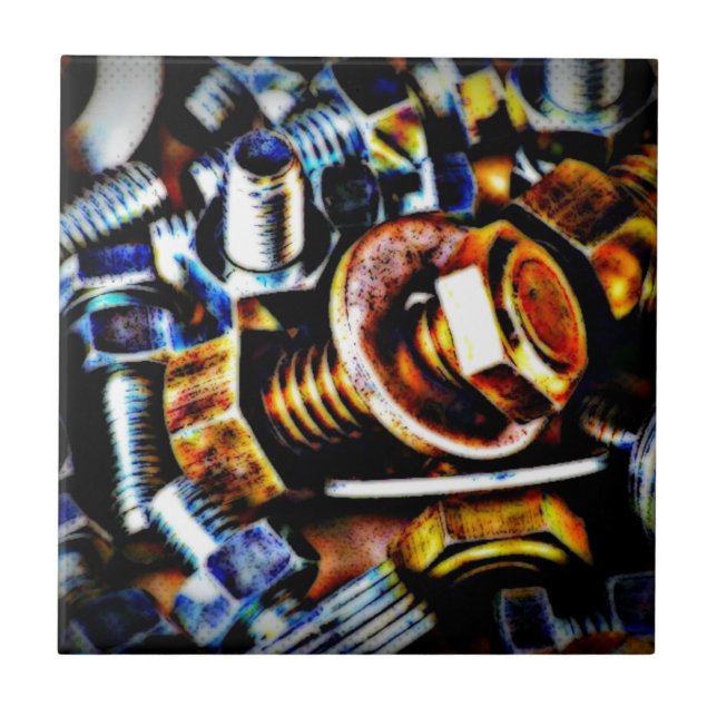 Carreau Bolts Pop Art (Devant)