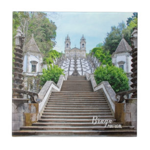 Carreau Bom Jesus de Braga Sanctuaire catholique, Portugal