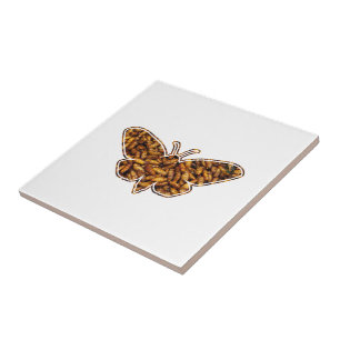 Carreau Bombyx Mori Silk Moth Cycle de vie Silhouette