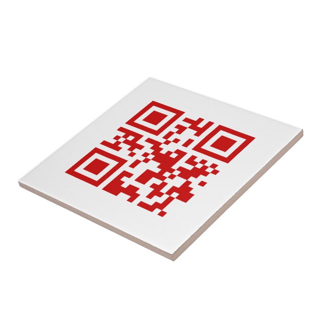 Carreau Bonne année ! — Code QR (Côté)