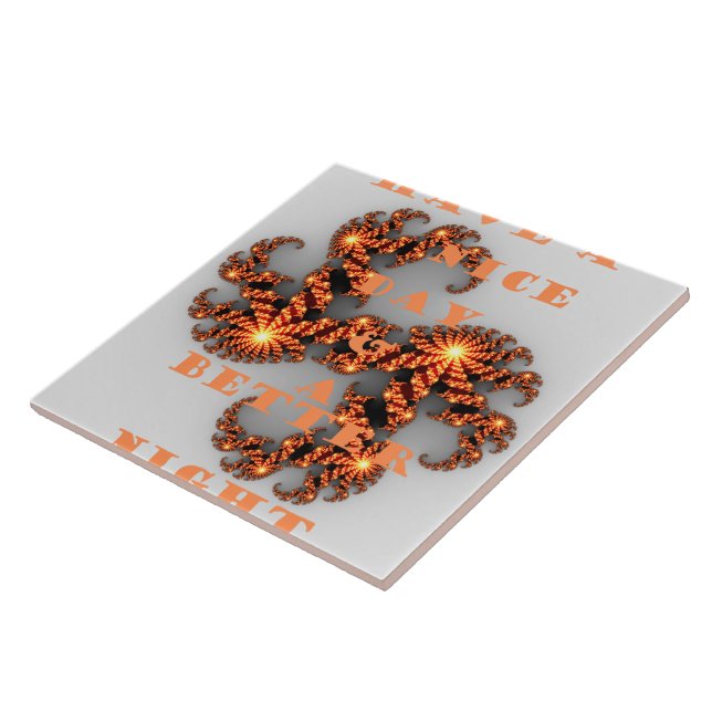 Carreau Bonne journée et meilleure nuit (Côté)