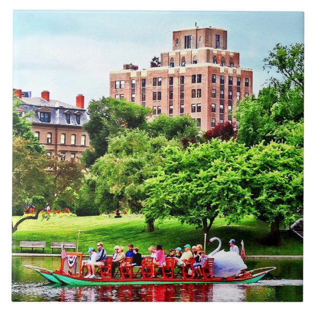 Carreau Boston MA - Boston Public Garden (Devant)