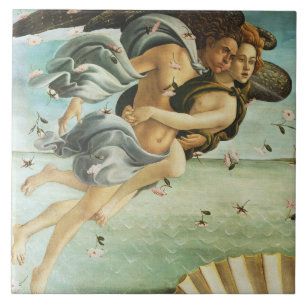 Carreau Botticelli "La Naissance de Vénus - Zéphyr et Chlo