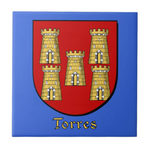 Carreau Bouclier de famille Torres