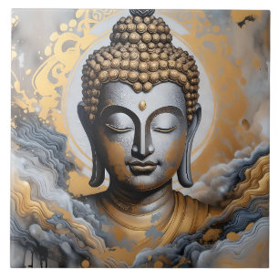 Carreau Bouddha éclairé