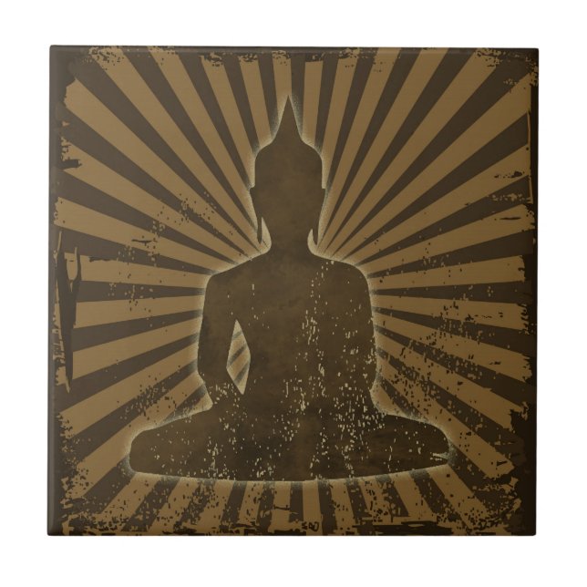 Carreau Bouddha vintage (Devant)