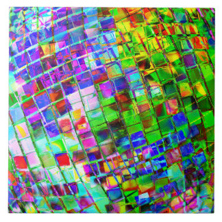 Carreau Boule Disco Planète Psychédélique