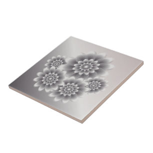 Carreau Bouquet d'argent