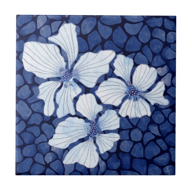 Carreau Boutons bleus (Devant)