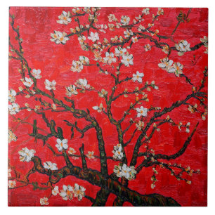 Carreau Branches d'Amandiers en fleurs, Van Gogh