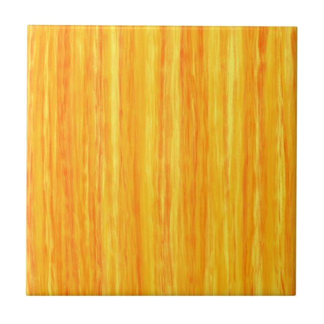 Carreau Bright Yellow and Orange Vernis (Devant)