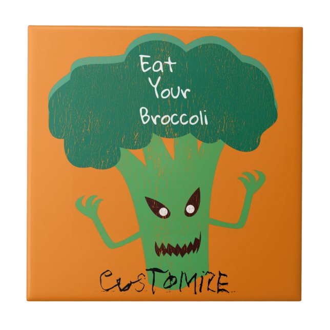 Carreau Broccoli Thunder_Cove effrayant (Devant)