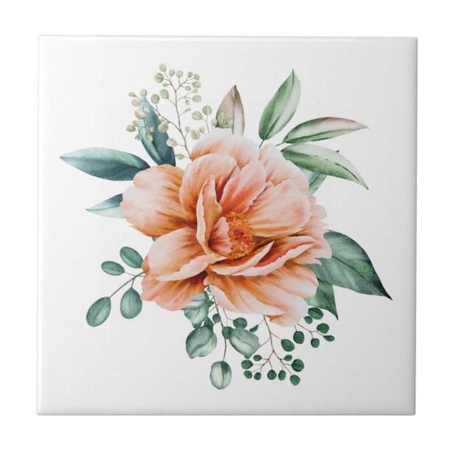 Carreau Brocher Floral Eucalyptus Cuisine Salle de bain Re (Devant)