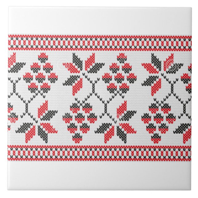 Carreau Broderie ukrainienne de Vyshyvanka Rushnyk de (Devant)