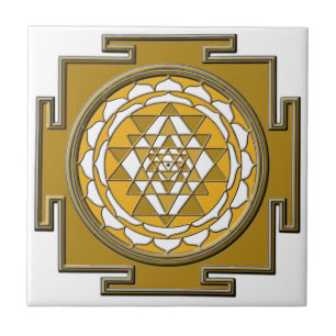 Carreau Bronze de Sri Yantra