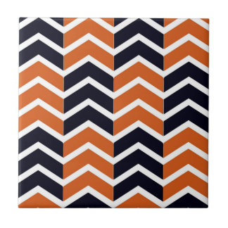 Carreau Brown noir Chevron Zig Zag Motif