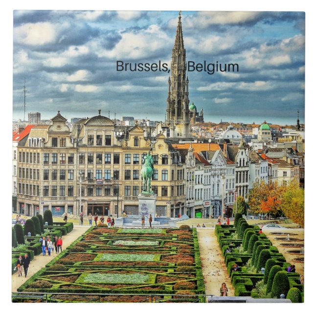 Carreau Bruxelles, Belgique, photo du paysage urbain (Devant)